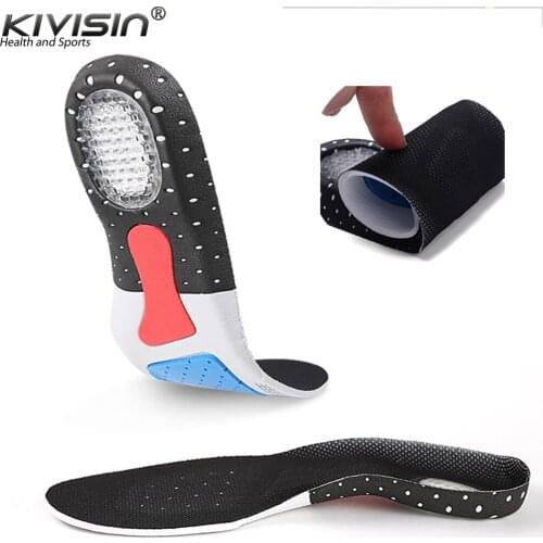 Thicken 5mm Foot Care Plantar Fasciitis Sport Insoles Orthotic Arch Pain Relief Shock Running Sport Insoles Ultra Gel Einlegesoh