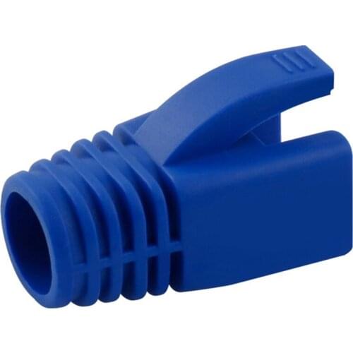 RJ45 Cat7 Caps Cat6A Network Ethernet Cable Connector Cat 7 Plug Protective R Boots Sheath Color Bush OD 7mm