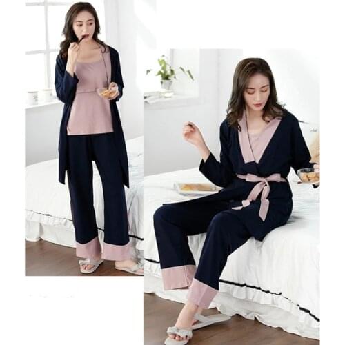 Women Maternity Pajama Clothing Set Soft Pregnancy Pajamas Sleepwear Breastfeeding Outwear Gown Plus Size Maternity Clothes