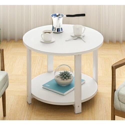 Coffee table round table modern sofa side cabinet simple corner coffee table Nordic side table phone table table desk mesa CL114