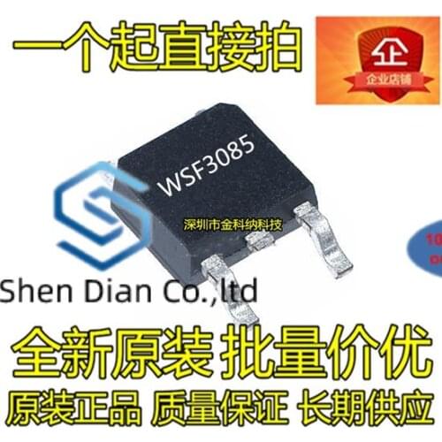 10pcs 100% orginal new in stock WSF3085 TO-252 N-channel 30V 85A MOSFET field effect tube Yes