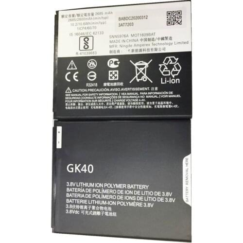 10Pcs/lot New GK40 Battery For MOTOROLA Moto G4 Play XT1607 XT1609 XT1600 XT1670 XT1671 XT1672 XT1675 G5 Mobile Phone 2800mAh