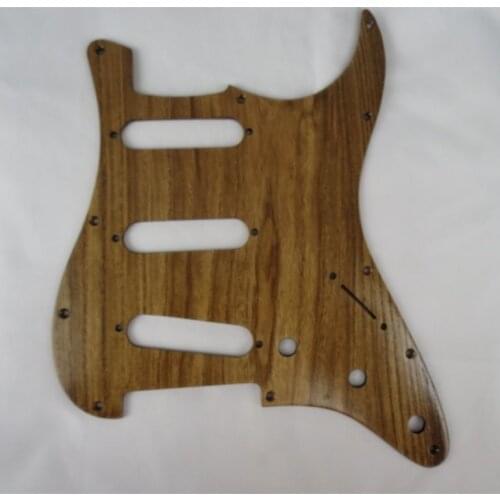 10pcs solid wood Hand made wood of Chinese scholartree GUITAR SSS Pickguard