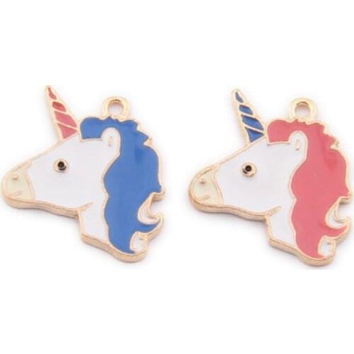 25*19MM 20Pcs Mix Colors KC Gold Color Glazing Jewellery Alloy Pendants Jewelry Charms