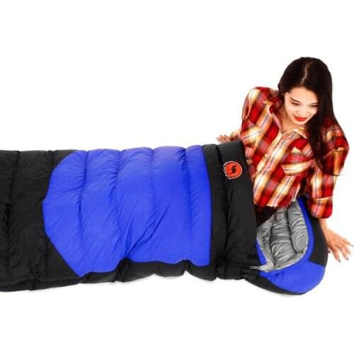 2019 ultralight goose down envelope sleeping bag sofa inflate bag hiking camping Hiking Camping Equipment
