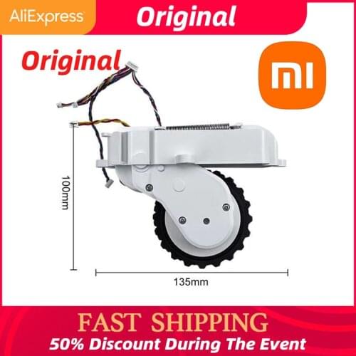 2021Original XiaoMi Mijia Traveling Wheel Robot Vaccum Cleaner Sweep and Mop STYTJ02YM/MVXVC01-JG Accessories Spare Parts Wheels