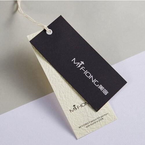 2021629 NEW Custom Rectangle Hang Tags, Clothing, Brand, Fashion, Label, Accessories, Merchandise, logo, design, hang, tags