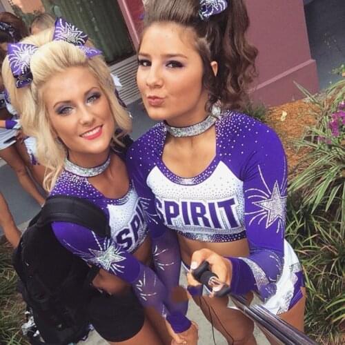 5sets Long Sleeve Style Girls Cheerleader Uniform Cheerleader Costume pick size pick style