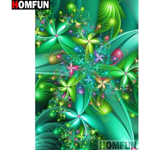 HOMFUN Full Square/Round Drill 5D DIY Diamond Painting "Cartoon flower" Embroidery Cross Stitch 5D Home Decor Gift A14492