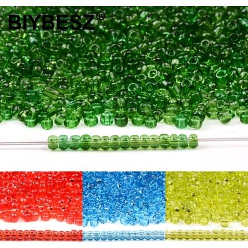 Approx.2mm Transparent Charm Seedbeads Rondelle Spacer Czech Glass Beads For DIY Bracelet Necklace Earring Jewelry Making