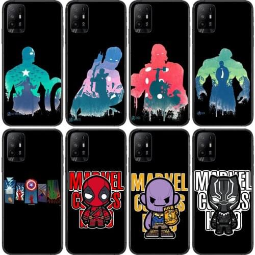 Marvel Q versionFor Realme C3 Case Soft Silicon Back cover OPPO Realme C3 RMX2020 Coque Capa Funda find x3 pro C21 8 Pro a91
