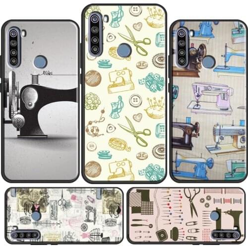 Sewing Machine Case For Xiaomi Redmi Note 8 Pro 8T 9S 7 Note 9 Pro Cover For Redmi 9C 8 9 A K30 Ultra