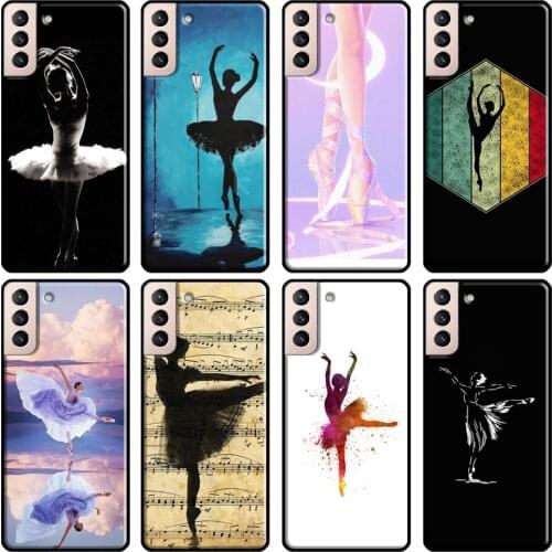 Ballerina Dance Ballet Girl Phone Case For Samsung Galaxy S21 S20 Ultra Note 20 Note 10 S8 S9 S10 Plus S20 FE Coque