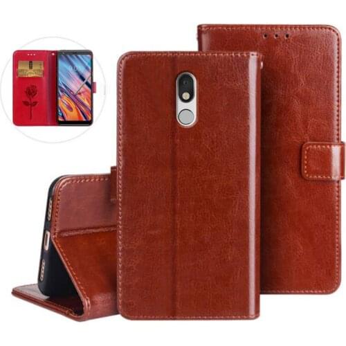 Phone Cover For LG Stylo 5x LM-Q720TS Case Flip PU Leather Wallet Stand Capa For LG Stylo 5X Fashion Protective Shell Bag Bumper