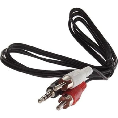 Bluelans 3.5mm 1/8'' Jack Mini Plug To 2 RCA Male Stereo Phono Audio Speaker Adapter Cable