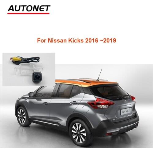 Autonet Rear view camera For Nissan Kicks 2016 2017 2018 2019 CVBS /AHD720P CCD night view backup camera/ license plate camera