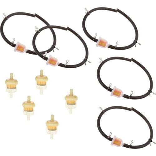 MagiDeal 10X 47 49cc Mini Gas Hose Line Fuel Filter Kit for Dirt Pocket Bike
