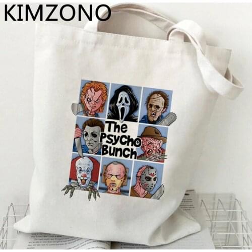 Chucky shopping bag eco jute bag bolsas de tela cotton bolsa reusable bag reusable tote foldable bolsas ecologicas sac toile