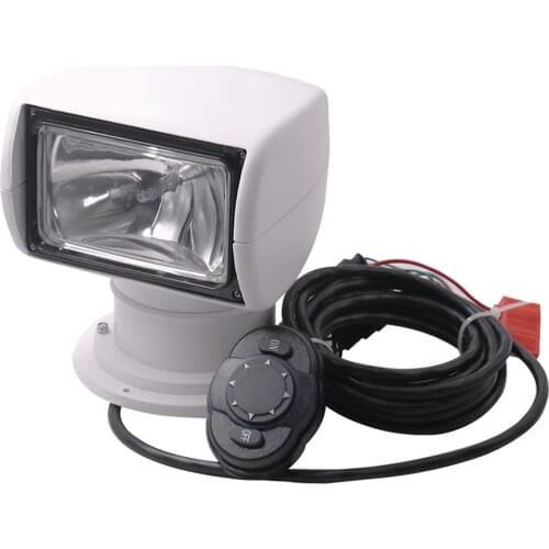 Marine Remote Control Halogen Searchlight, Luminous Flux 2500LM, 100W