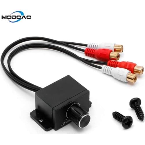 New Car Amplifier Volume Regulator Speaker Bass Controller Car Audio Amplifier Sound Adjuster Subwoofer Amplifier 27.5cm 12V