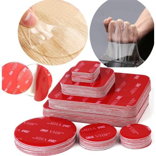 Transparent Double-Sided HVB 3M Strong Adhesive Patch Waterproof No trace High Temperature Resistance Car Decoration Fixed Parts