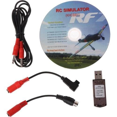 22 In 1 RC USB Flight Simulator With Cables For G7 Phoenix 5.0 AeroflyXTR VRC FPV Racing