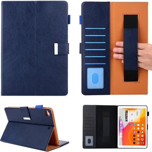 Handheld Premium Leather Case For ipad new 2018 9.7 2017 5th 6th Cover Stand Smart business Case for ipad Air 1 Air 2 pro 9.7"