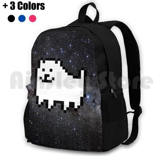 Annoying Dog In Space Outdoor Hiking Backpack Riding Climbing Sports Bag Annoying Dog In Space Undertale Toby Video Game Rpg