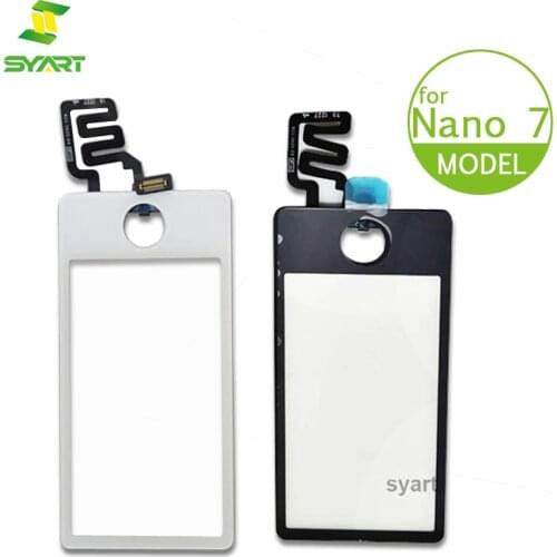 SYART Replacement For iPod Nano 7 7th 7Gen Front Touch Screen Top quality Nano7 Digitizer Glass Lens