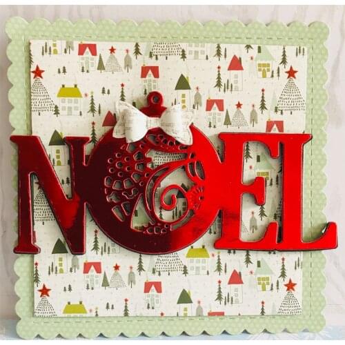 WYSE Dies Steampunk NOEL Love Bird Die Scrapbooking Word Metal Cutting Dies Cut for Paper Card Craft Template Supplies