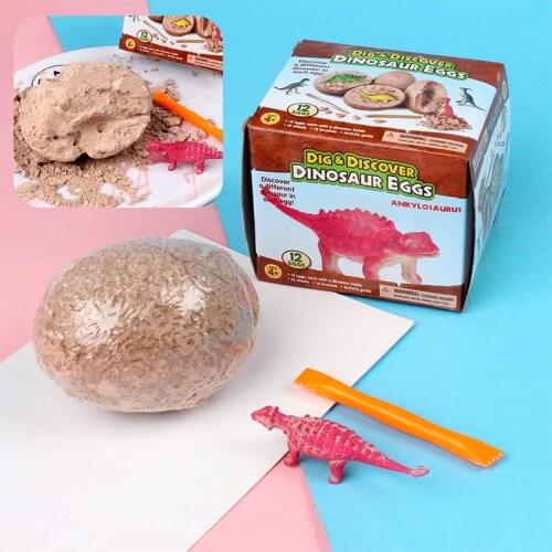 1PCS Dinosaur Eggs Archaeological Excavation of Tyrannosaurus Rex Simulation Dinosaur Fossil Model Childrens Educational Toys