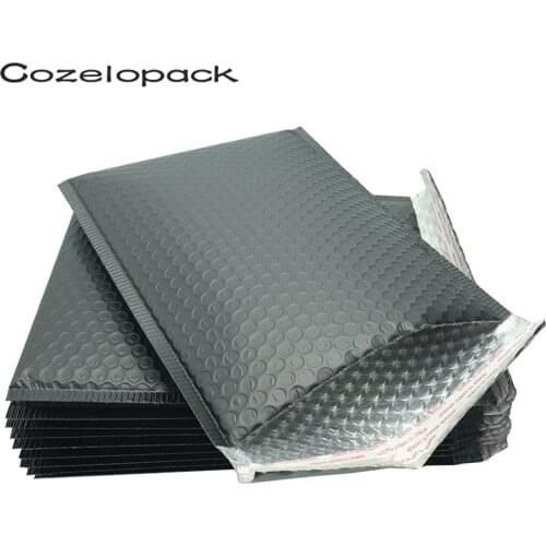 10PCS Black Padded Bubble Mailer Gift Packaging Shipping Envelopes Cloth Shipping Bags Foil Cushion Bubble Shipping Envelopes