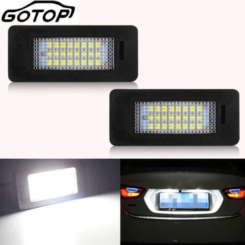 2pcs Car LED License Number Plate Light Canbus No Error for BMW E39 E82 E92 E93 F30 F31 F32 E39 E60 E61 Rear Lights Number led