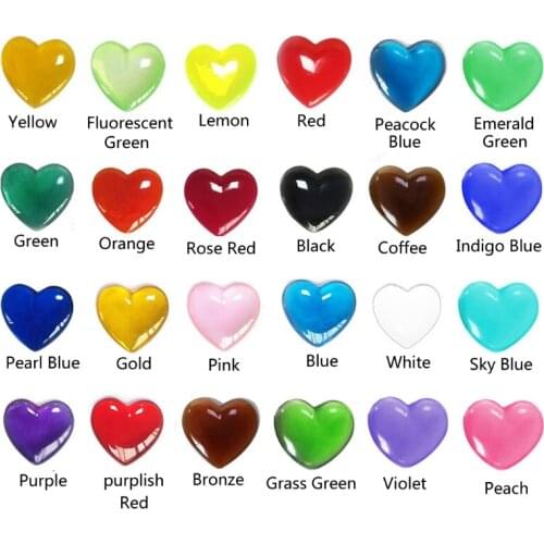 24 Colors Epoxy Resin Pigment Transparent Non-Toxic UV Epoxy Resin Dye Liquid for UV Resin Coloring Resin Jewelry Making