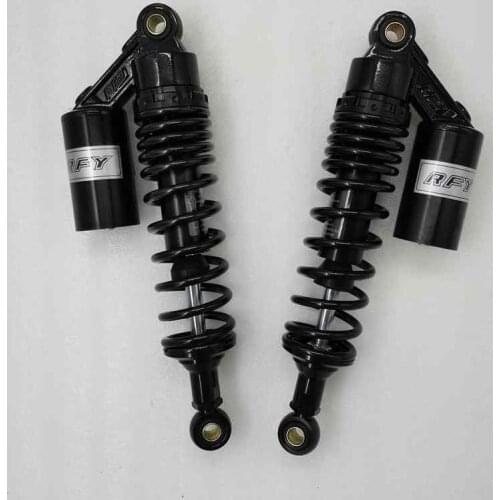 7mm spring Universal 320mm /330mm/340mm/350mm/360mm Motorcycle Shock Absorber for HONDA YAMAHA SUZUKI KAWASAKI black red silver