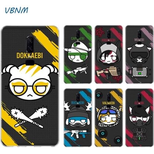 Rainbow Six Siege Bumper Case For OnePlus 1+ 8 8T Nord 7T 7 Pro 6 6T 5 5T 3 3T Silicone Rubber TPU Coque Cover