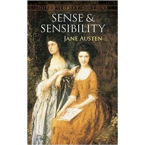 Sense And Sensibility Book cover Locket Necklace keyring silver & Bronze tone B0974