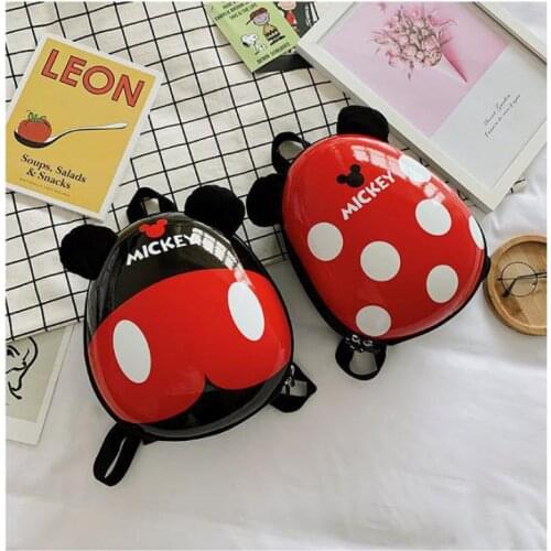 Disney Mickey Childrens School Bag Kindergarten Boy Girl Baby Small Eggshell Backpack 2-5 Years Old Kids Cute Girl Backpack
