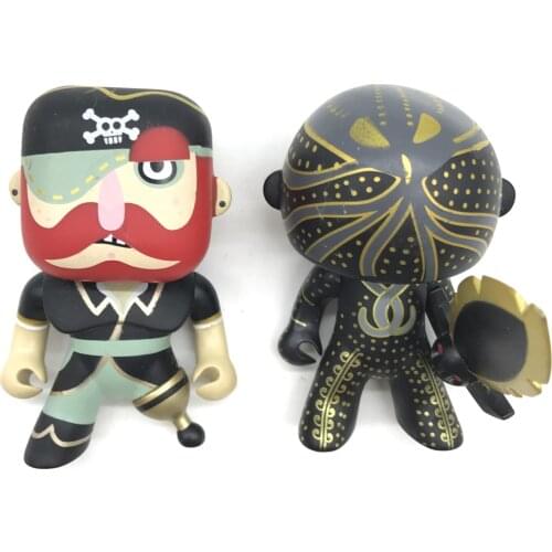 Djeco Arty Toys Kyle & Throne Figure Knights Pirates Gold & Black Figure Model Action Figure toy No Box