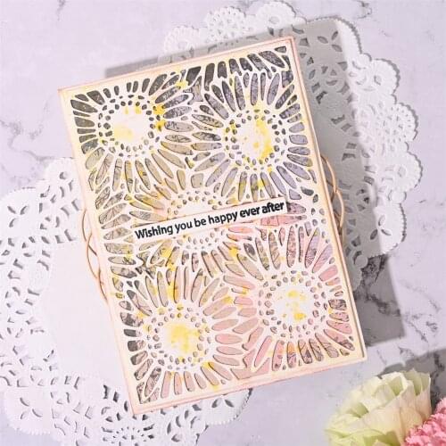 InLoveArts Sunflower Metal Cutting Dies Stencils For DIY Scrapbooking Decorative Embossing Handcraft Die Cutting Template Crafts