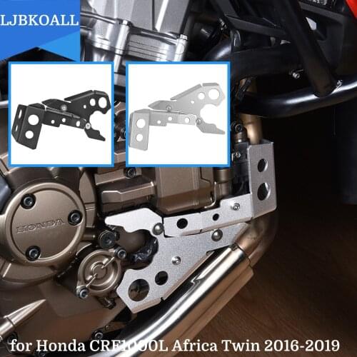 Motorcycle CNC Engine Cover Stator Case Crash Slider Guard Cylinder Head Protector for Honda CRF1000L Africa Twin 2016-2019 2017