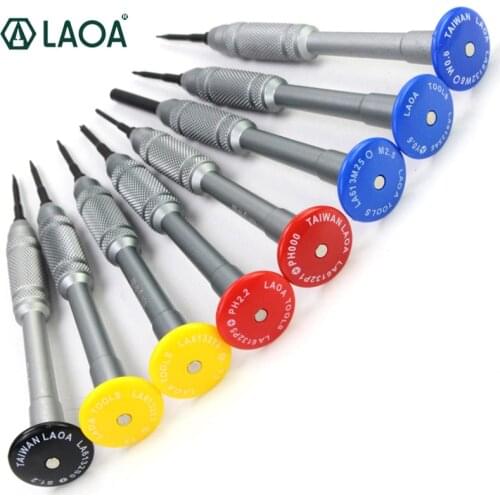 LAOA Precision Screwdriver Screwdrivers Tool For Iphone Android Precise Screw Driver Repair kits With Al Alloy Handle