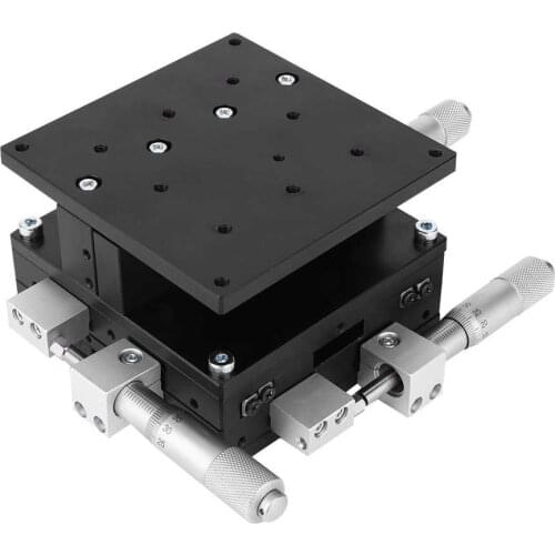 Linear trimming platform LD90-LM XYZ 3-axis trimming platform Manual sliding linear tuning table 90 x 90mm