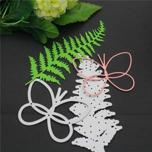 Metal Cutting Die Of Butterfly Tree Scrapbooking Mold Paper DIY Postcard Handmade Craft Stencil Album Handcraft Embossing Moulds