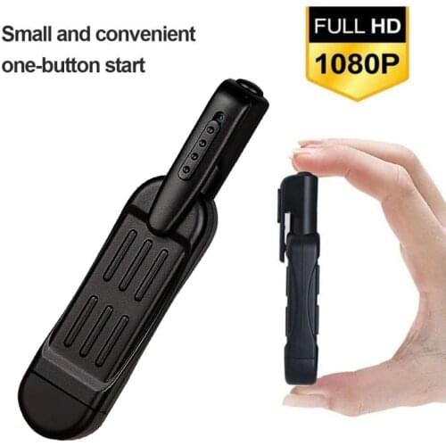 Mini Camcorder T189 Portable Video Recorder,HD 1080P Security Pen Camera Small Meeting Record Micro Cameras Pocket Body Cams
