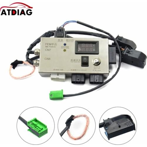 FEM BDC Module Testing Platform for BMW F20 F30 F35 X5 X6 I3 FEM BDC Module 14V 5A dedicated No need start-stop button