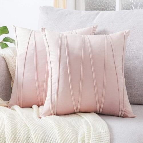 Cushion Cover 45x45cm Grey/Pink/Beige Covers For Cushions Home Decor Retro Modern Nordic Throw Pillow Cover 45x45