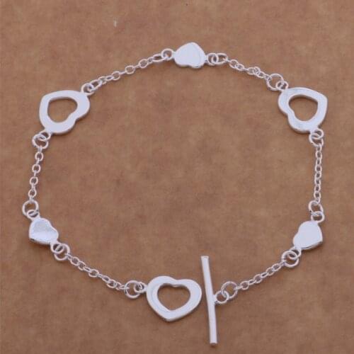 Wholesale High quality silver plated Fashion jewelry Bangles bracelet WB-130
