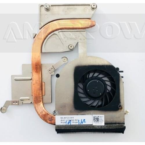 Original free shipping laptop heatsink cooling fan cpu cooler For DELL N5110 V3550 CPU heatsink 0GXVT8