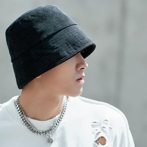 Big Size XL Bucket Hat for Men Autumn Winter Corduroy Bob Hip Hop Panama Street Dance Hat Bad Boy Cap Outdoor Large Fashion Hats